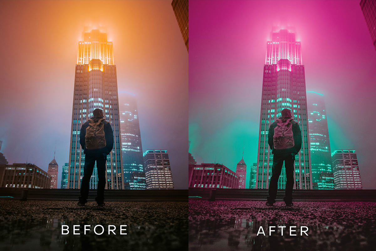 Cyberpunk Futuristic Lightroom, a Plug-in Add-On by PresetHeroes (Photo 2 of 5)