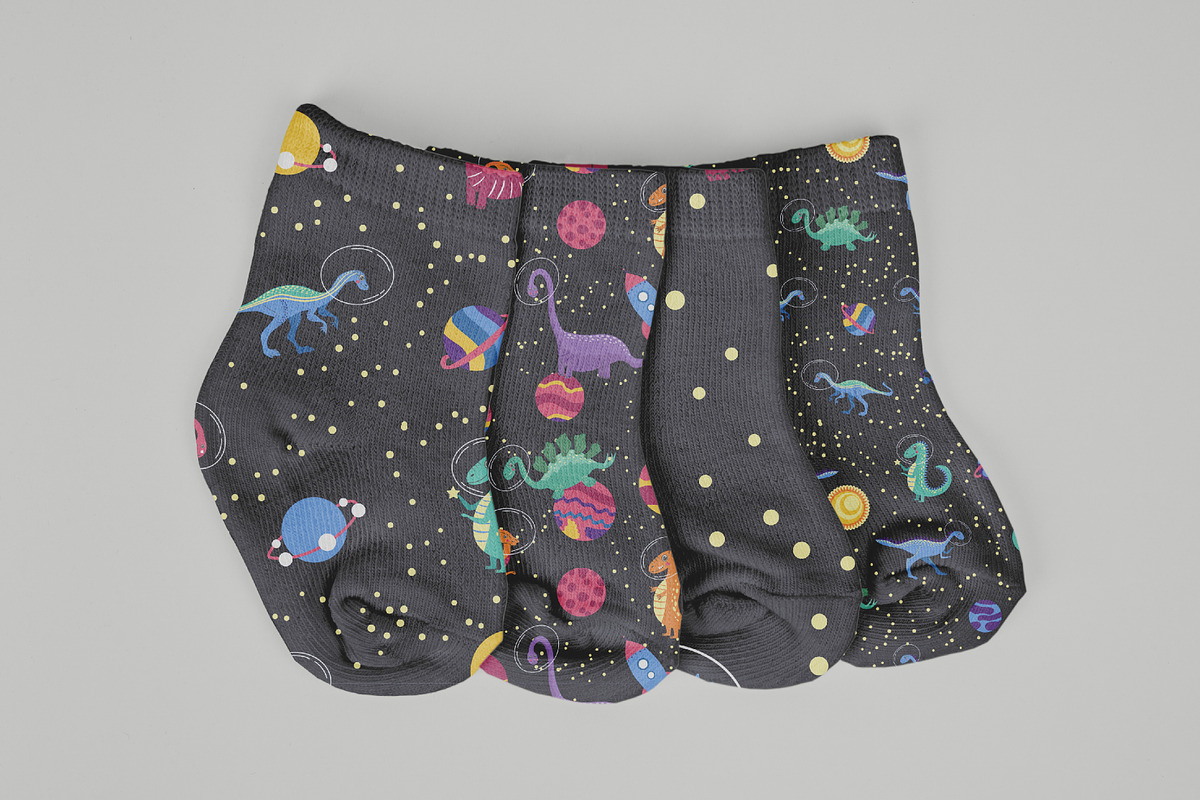 Dino in cosmos patterns, a Pattern Graphic by Michiru13 (Photo 20 of 23)