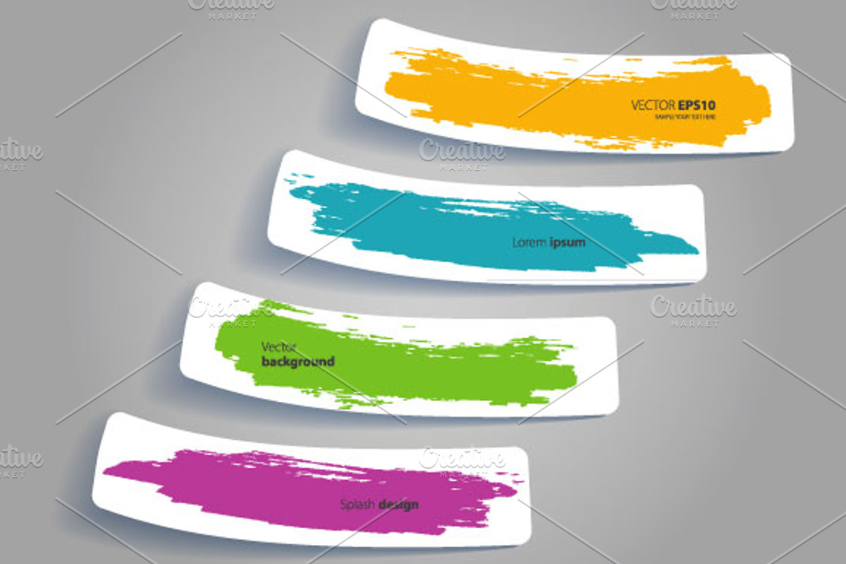 Color splash designs, a Templates & Theme by SonneLeo | Creative Market