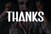 Zombie Screams | Script Font, a Script Font by Scratchones (Thumbnail 8 of 8)