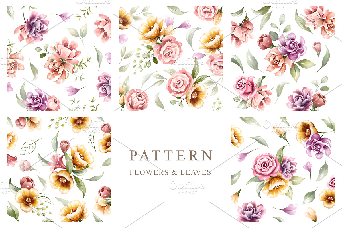 Colorful Florals with Alphabet set, an Object Graphic by Yorda Studio (Photo 9 of 15)
