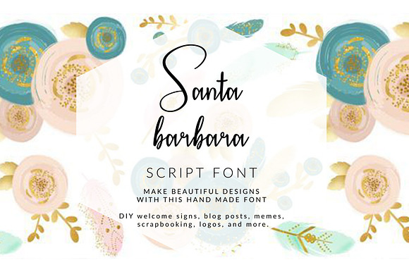 SANTA BARBARA SCRIPT FONT preview 6