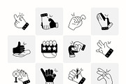 Animated Hand Icons, a Duotone Icon by Prosymbols (Thumbnail 10 of 12)