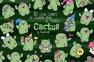 Cute Kawaii Cactus