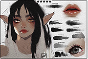 2000+ Mega Bundle Procreate Brushes, a Brush Add-On by BrushArchive (Thumbnail 7 of 9)