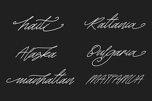 Rattini Signature Font