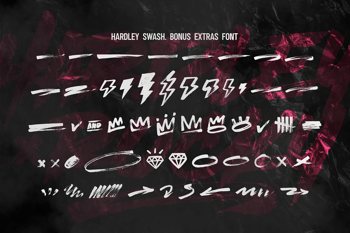 Hardley Brush x Rocky (font duo), a Handwritten Font by Negara Studio (Photo 9 of 12)