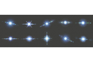 Light glow and shine realistic, an Illustration by winwin.art