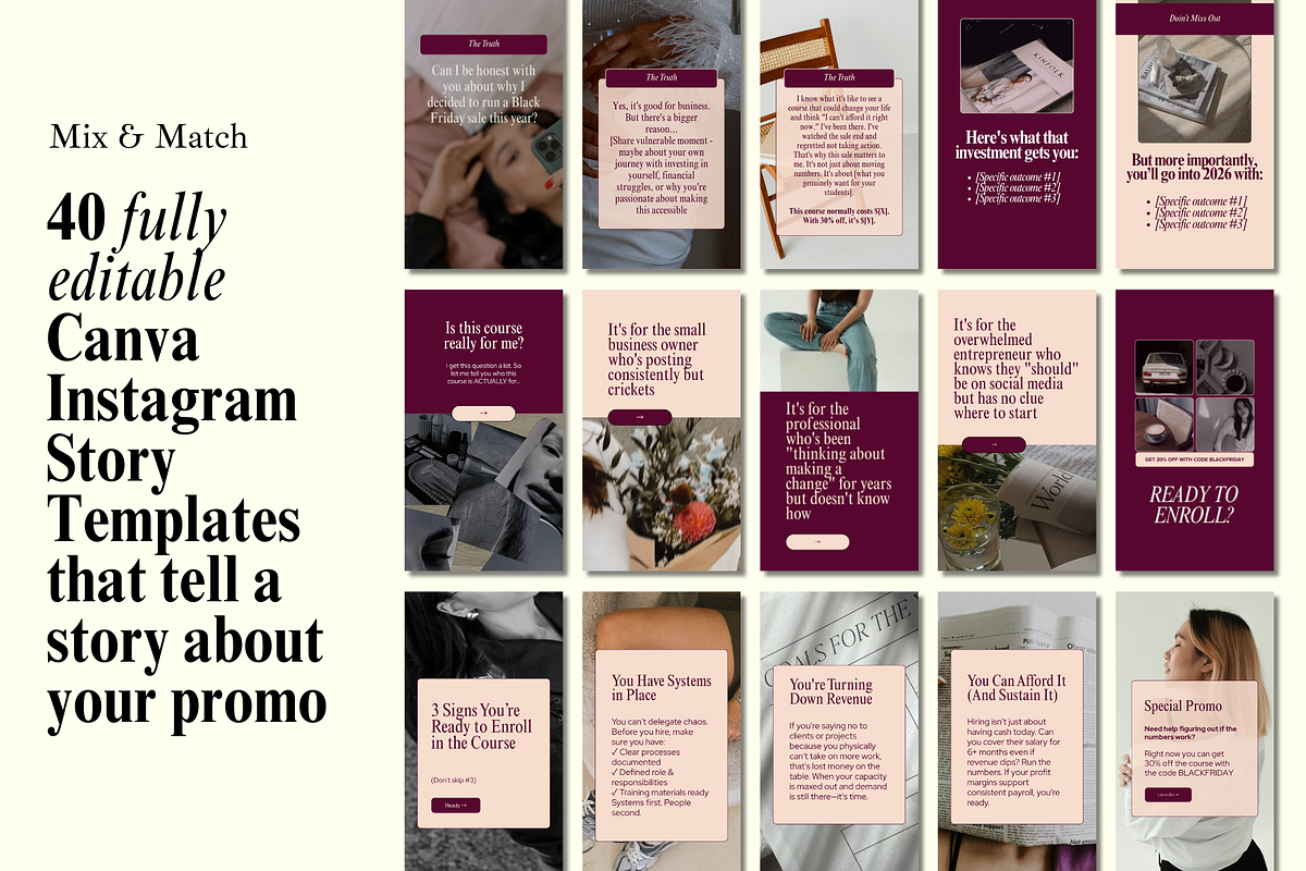 Black Friday IG Promo Story Template, a Social Media Template by Solana Creative Co. (Photo 4 of 7)