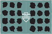 Shapes and Masks - Vector pack, a Texture Graphic by Downloads for Designers (Thumbnail 2 of 10)