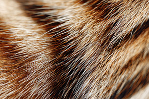 Close-up of tiger fur texture, an Animal Photo by AlyaAnd