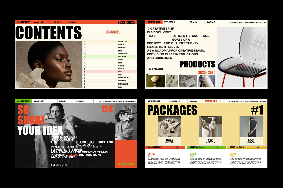 Complete Branding Pack / 4in1, a Presentation Template by Studio Industry (Photo 16 of 19)