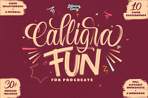 CalligraFUN Brushes For Procreate