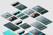 Mobile Phone - Flat App UI, an iPhone Mockup by Proshanta Sarker (Thumbnail 2 of 3)