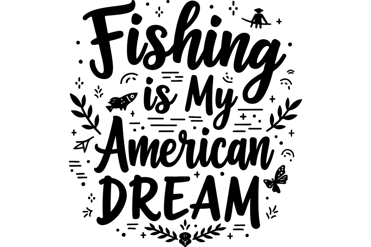 Fishing Quote T-Shirt Bundle, an Object Graphic by Designer_Momina (Photo 9 of 10)