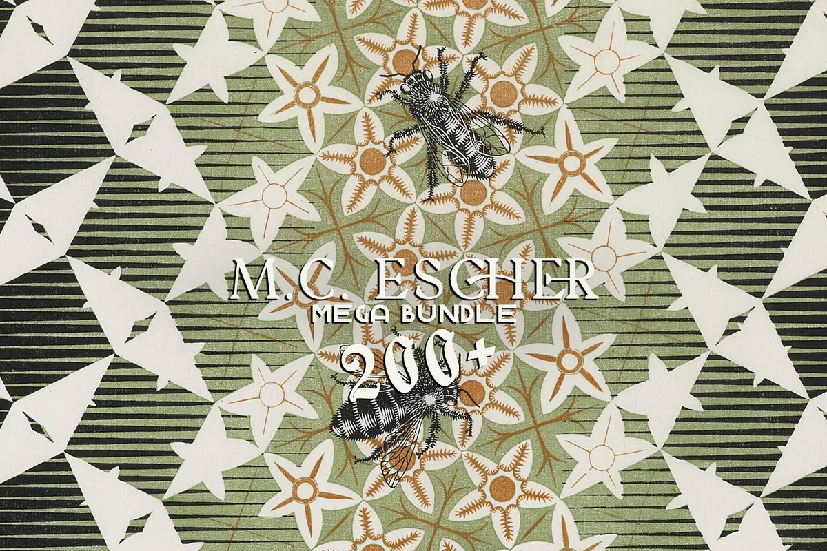 Maurits Cornelis Escher Mega Bundle, a Person Illustration by Digital Museum (Photo 9 of 11)