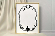 Doodle Halloween Frame SVG Bundle, an Object Graphic by FiveStarCrafting (Thumbnail 10 of 11)