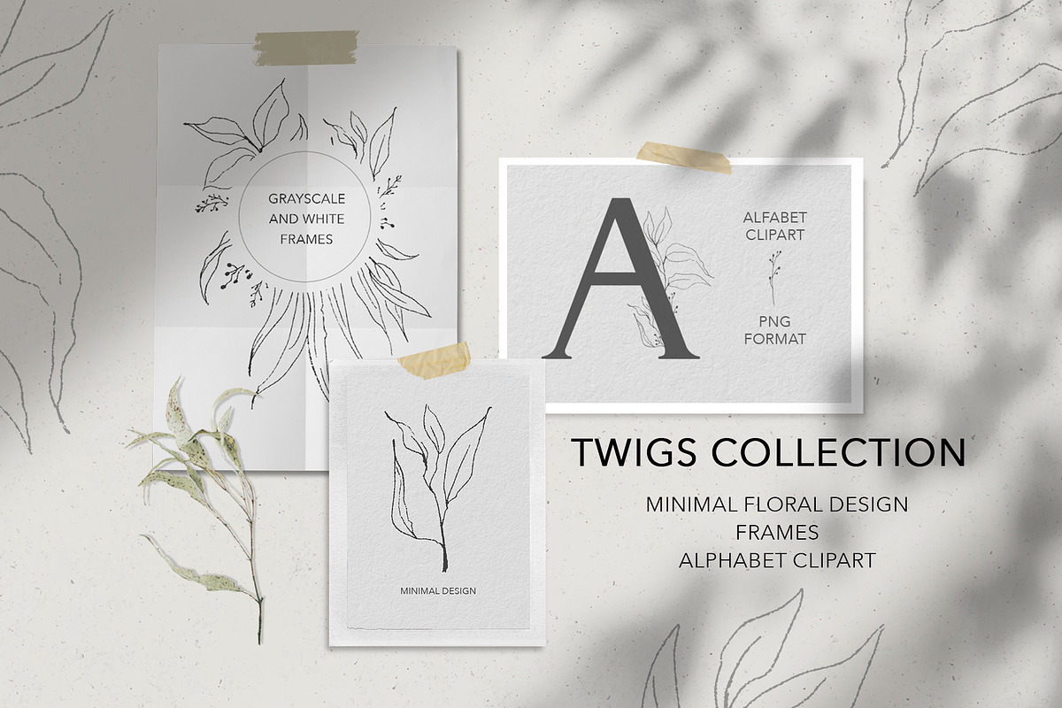 BUNDLE. Line art floral set, an Object Graphic by Vera●Suleimanova (Photo 2 of 13)