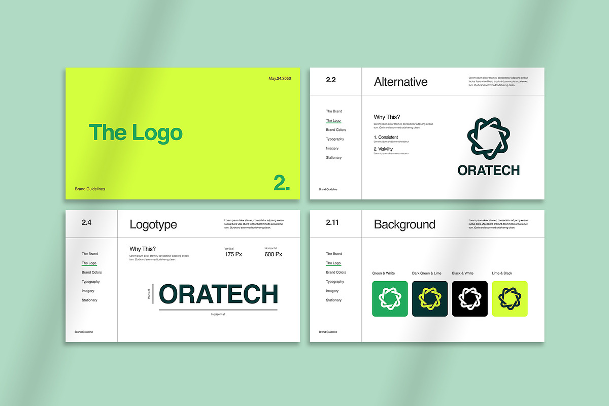 Figma - Brand Manual Presentation, a Branding & Logo Template by Templeste (Photo 4 of 5)