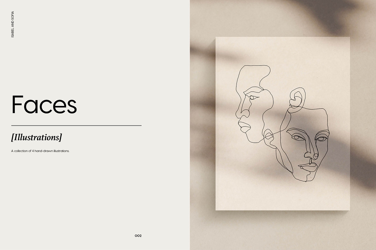 Faces Line Drawings, an Illustration by Whimsy Works (Photo 1 of 4)