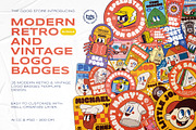 Illustration Logo Badges Bundle, a Branding & Logo Template by The Good Store (Thumbnail 1 of 10)