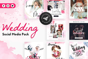 Wedding Social Media Templates