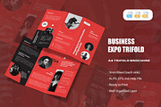 Business Expo - Trifold Brochure, a Brochure Template by AQR Studio (Thumbnail 1 of 2)