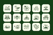 Nature Doodle Icon Set, an Outline Icon by Vectors Market (Thumbnail 5 of 8)