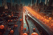 Bid data City - 38 images, a Background Graphic by Handmadefont (Thumbnail 6 of 9)