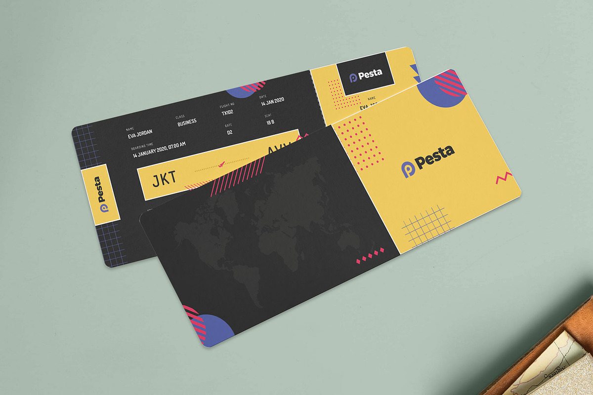 Boarding Pass - Pesta 4, a Templates & Theme by Themes Awesome (Photo 3 of 5)