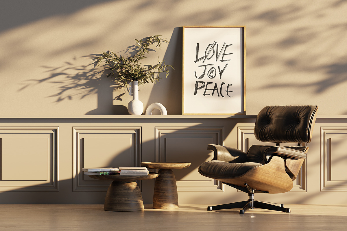 Frame Poster Mockup, a Product Mockup by Croma Studio (Photo 4 of 5)