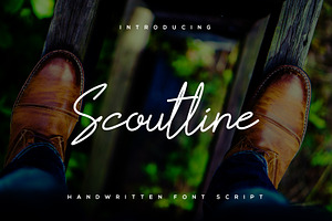 Scoutline Script Font