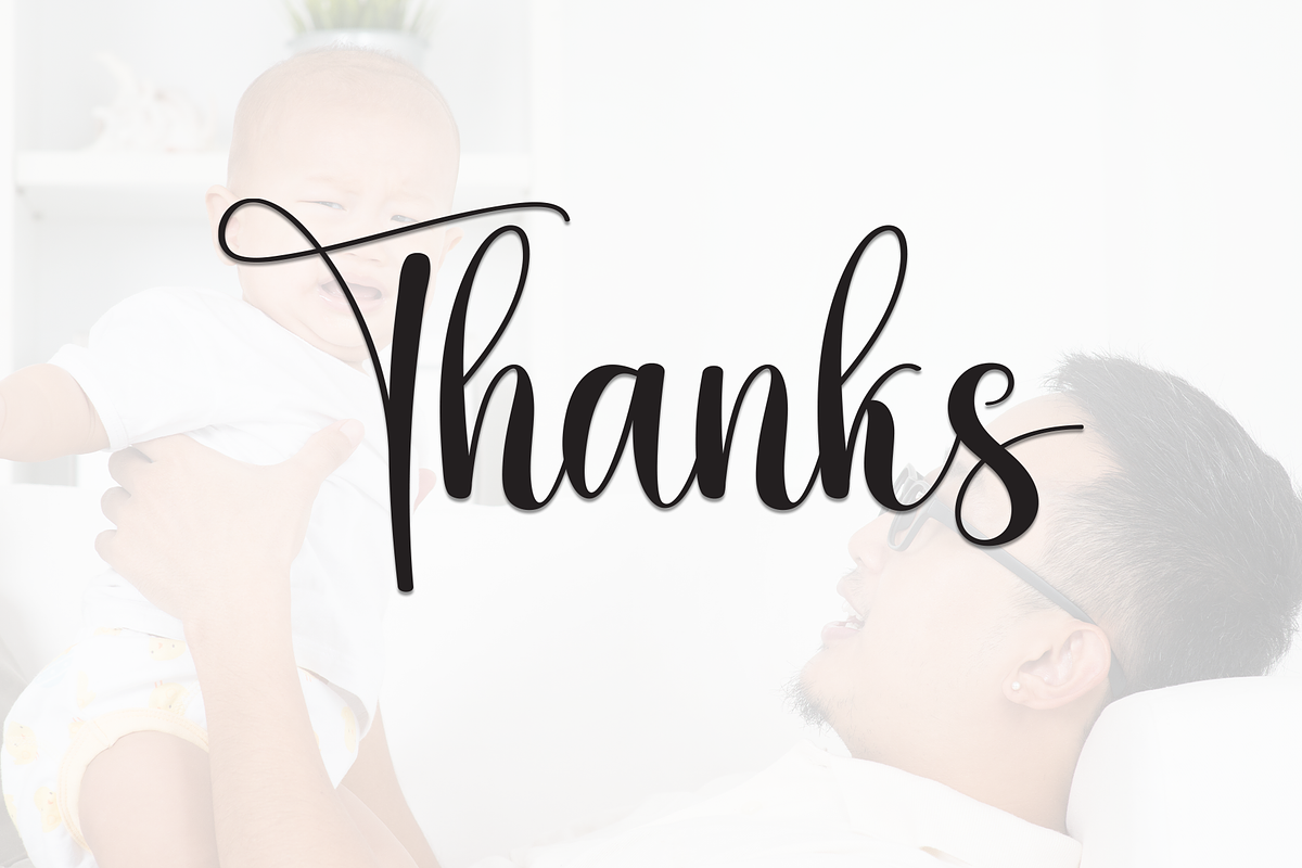 Baby Daddy | Script Font, a Handwritten Font by Scratchones (Photo 9 of 9)