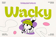 Wacky Sans Serif Display Font, a Sans Serif Font by timelesstype.co (Thumbnail 1 of 10)