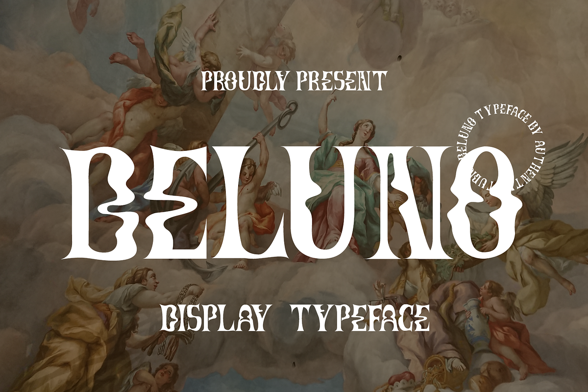 Beluno Groovy Font, a Font by Authentic Studio (Photo 1 of 7)