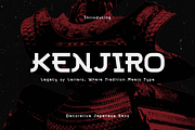 CF Kenjiro - Japanese Decorative, a Sans Serif Font by Indotype Foundry (Thumbnail 1 of 10)