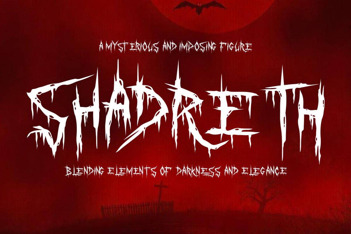 Torn Flesh - Scary Horror Font, a Font by PutraCetol Studio (Photo 10 of 11)