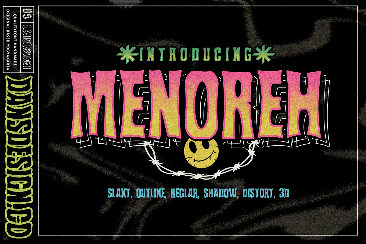MENOREH, a Blackletter Font by dansdesign (Photo 1 of 7)