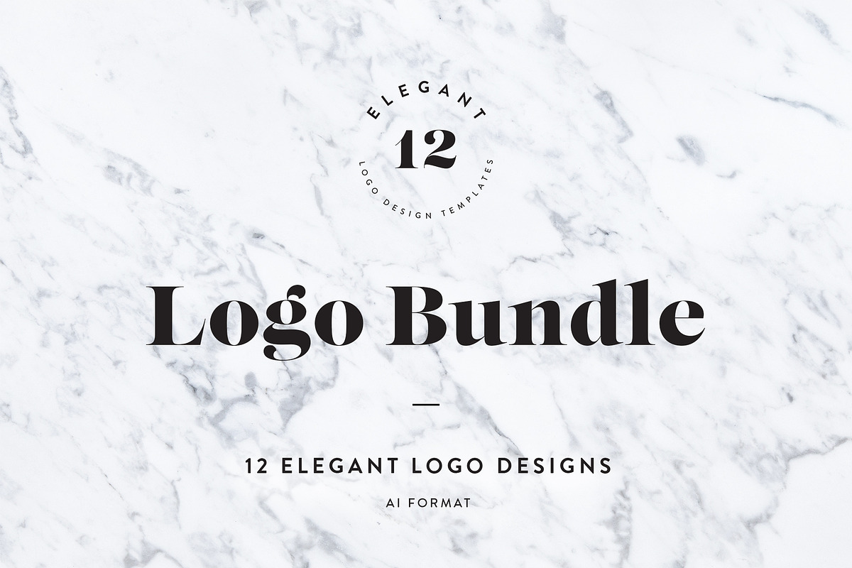 Elegant Logo Templates, a Branding & Logo Template by GraphicSupplyCo. (Photo 1 of 7)