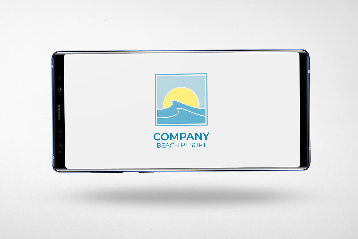 Beach Resort Logo Template, a Branding & Logo Template by Medianeka (Photo 3 of 3)