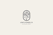 Leafs Power Cannabis Logo Template, a Branding & Logo Template by CCS Type (Thumbnail 3 of 3)