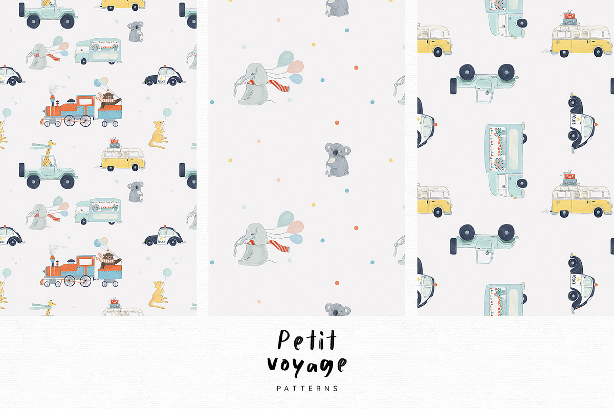 Petit Voyage. Graphics & Patterns, an Animal Illustration by annartdreams (Photo 5 of 14)