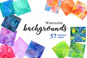 Watercolor colorful backgrounds.