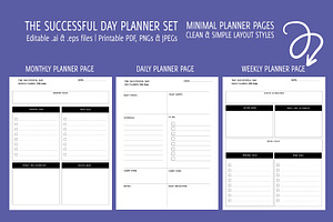 EDITABLE-The Successful Day Planner