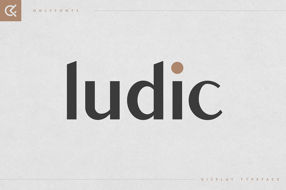 Ludic - Display Vintage Font, a Font by Only Fonts (Photo 1 of 10)