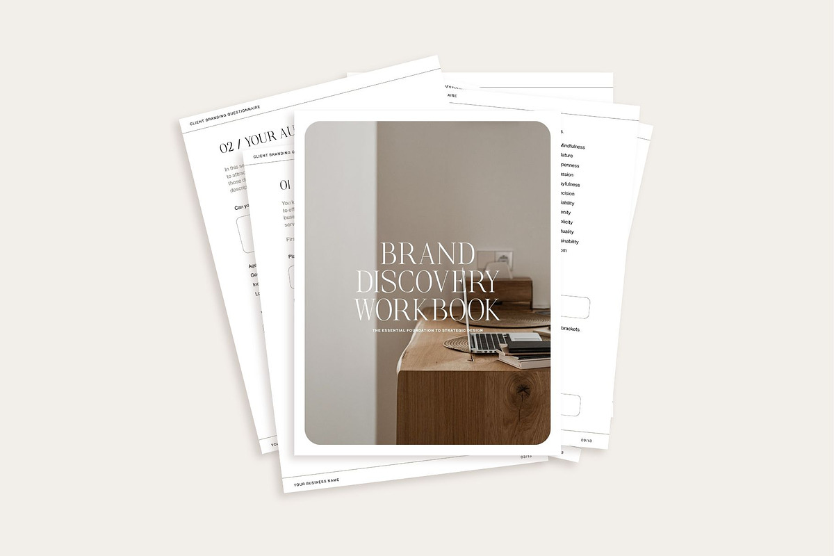 Brand Discovery Workbook, a Marketing Template by Willow & White Studio (Photo 5 of 6)