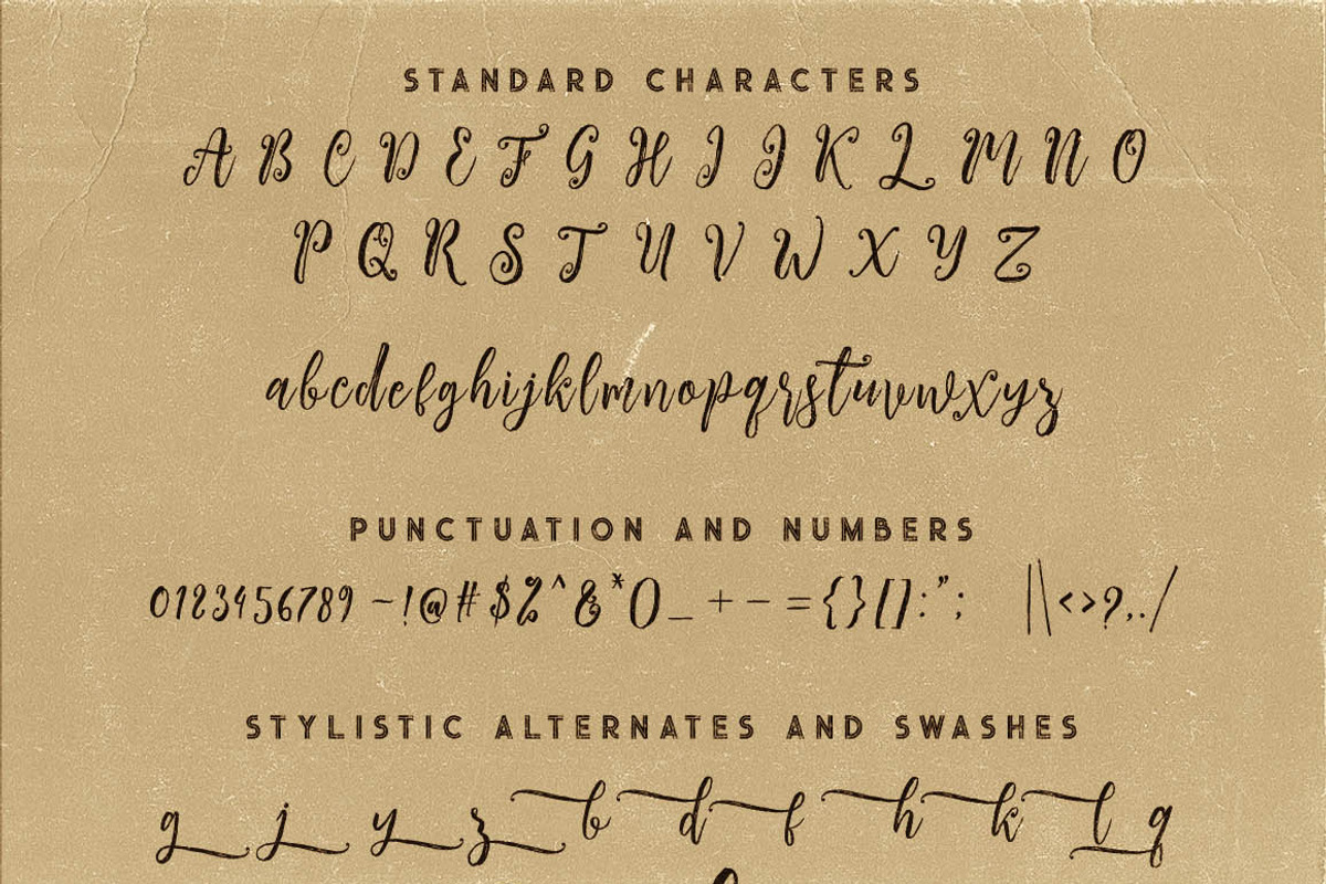 Sunglow Font Duo, a Script Font by Deeezy (Photo 7 of 7)
