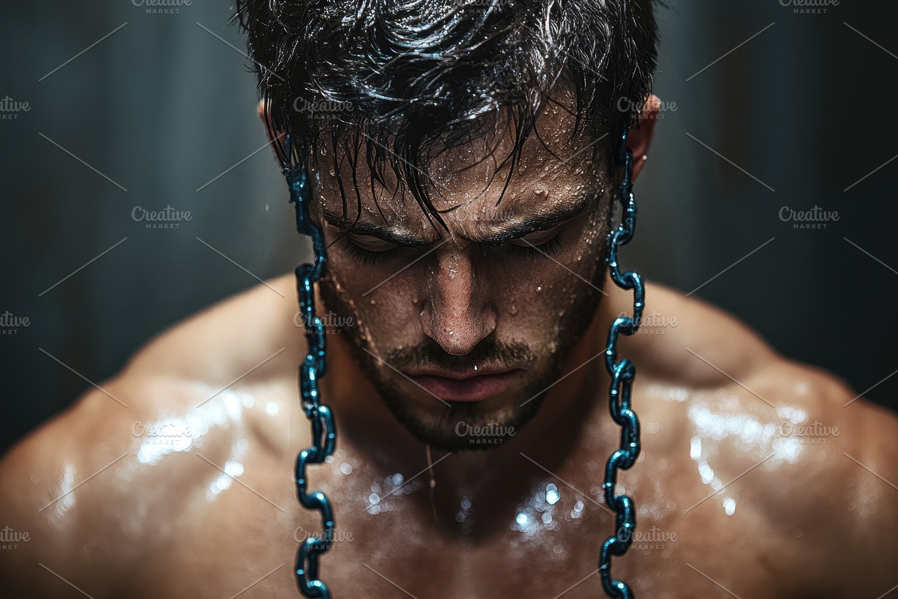 Intense workout session focusing on, a Photo by Tanuart