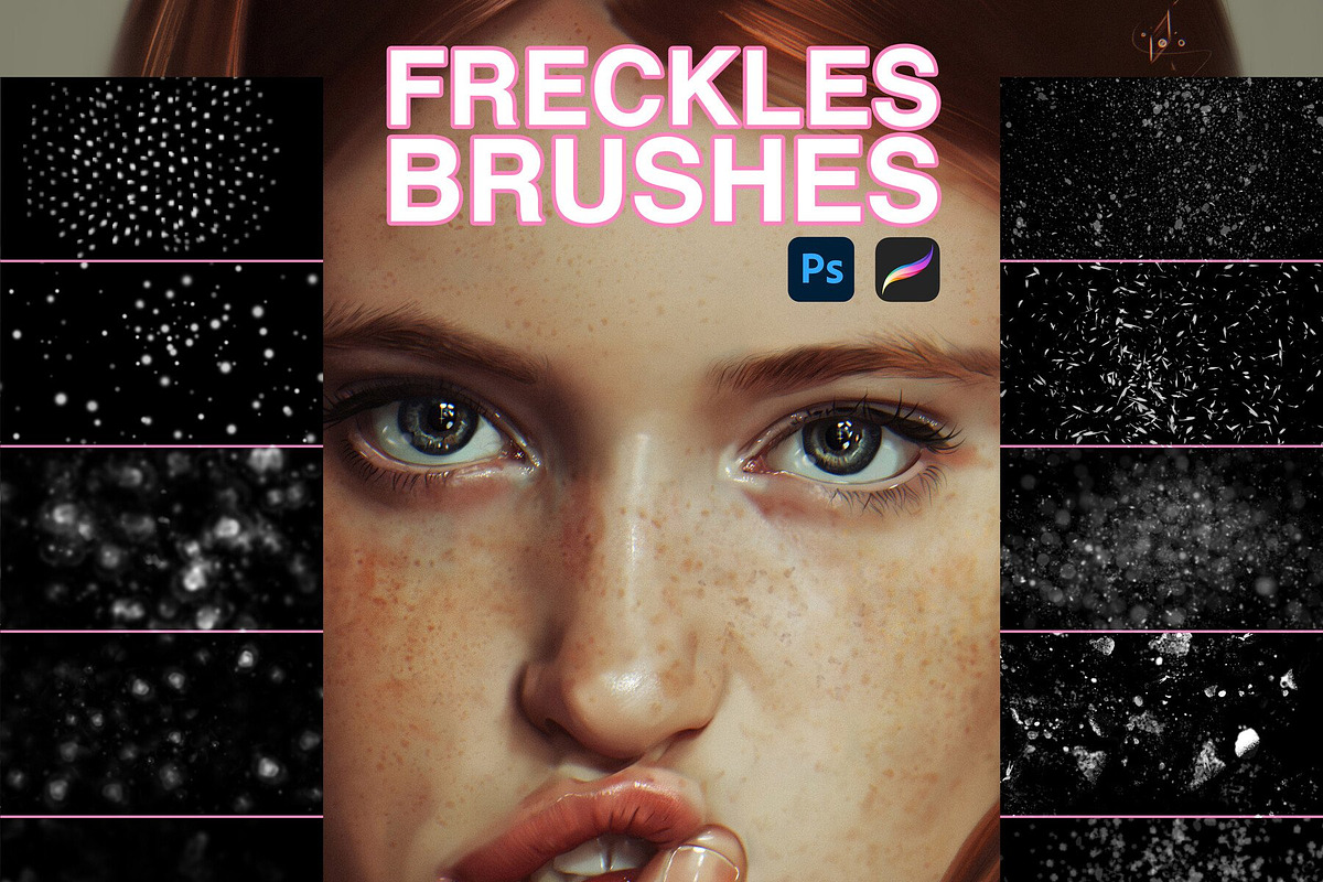 Freckles Brushes, a Brush Add-On by vurdembrushes (Photo 1 of 4)