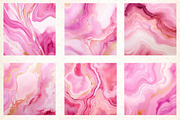 Pink Glitter Ink Digital Papers, a Texture Illustration by Dream Creation (Thumbnail 5 of 6)